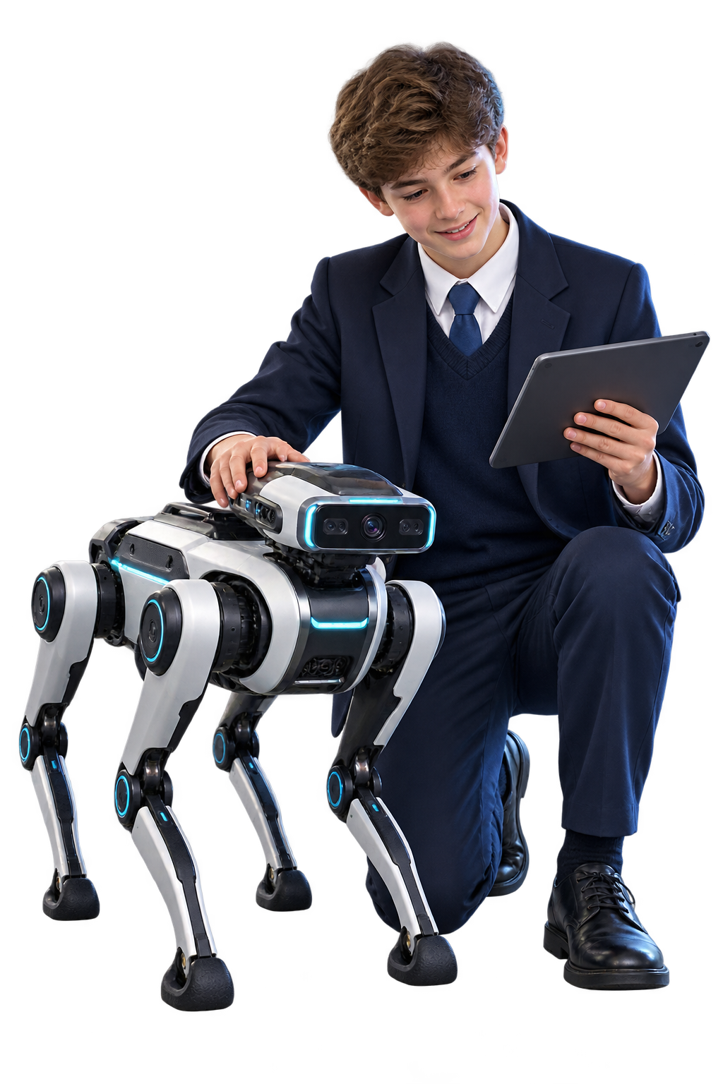Transparent artificial intelligence neural robot element