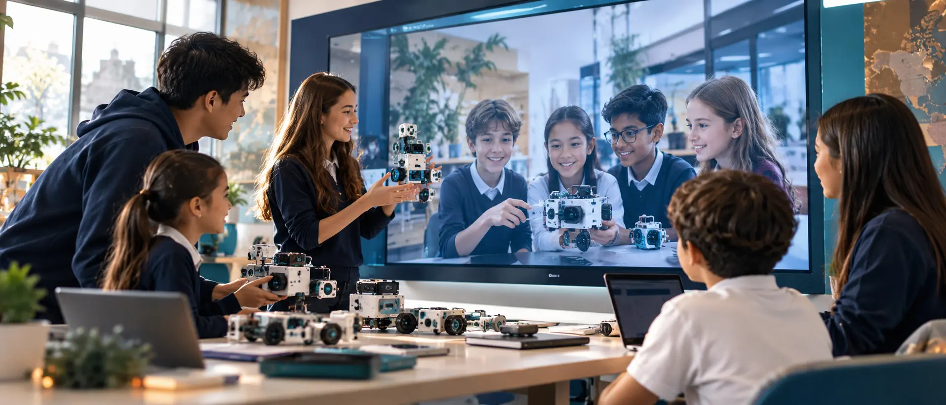 Partner schools planning an international artificial intelligence and robotics education programme